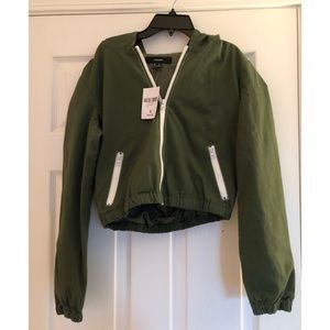 ☀️ Green Puffy Forever 21 Jacket NWT